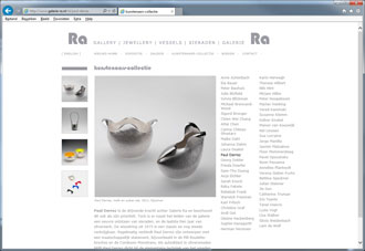Galerie Ra, de pagina van kunstenaar en galeriehouder Paul Derrez