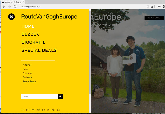 RouteVanGoghEurope - ontwerp menu: Moon Tummers